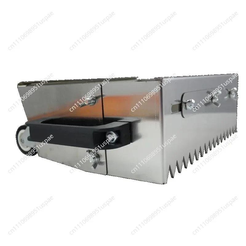 Adjustable Notched Trowel 400-800mm for Floor Adhesive, Mortar Spreader Comb for Even Application
