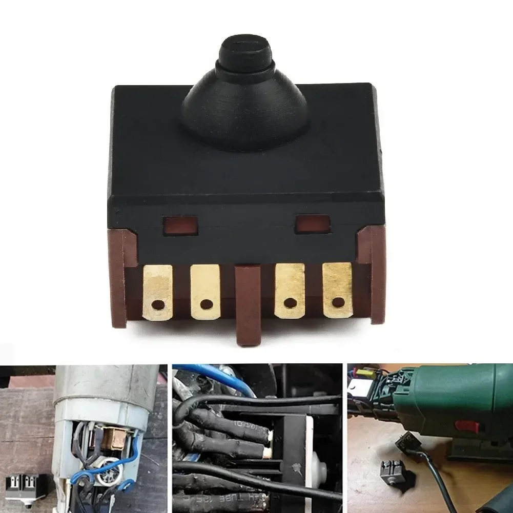 1 interruptor de botón de 2,5 cm, piezas de repuesto para amoladora angular eléctrica tipo 100, pulidora, máquina pulidora, accesorios de herramientas eléctricas