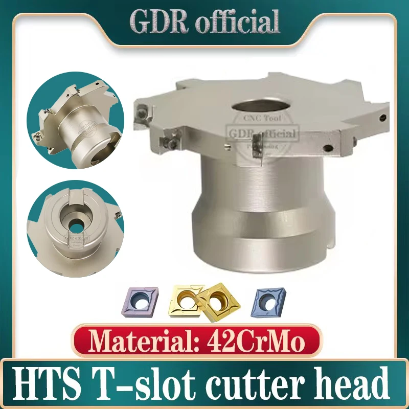 

SMD HTS slot milling cutter Disk T-slot edge FMB22 FMB27 FMB32 FMB milling cutter head Tool holder bracket tool Collet