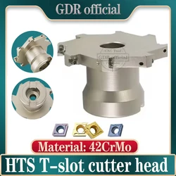 SMD HTS slot milling cutter Disk T-slot edge FMB22 FMB27 FMB32 FMB milling cutter head Tool holder bracket tool Collet