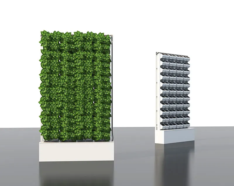Lyine Green Wall Hydroponic System Garden Vertical Green Wall With Irrigation System For Vegetable And Fruit