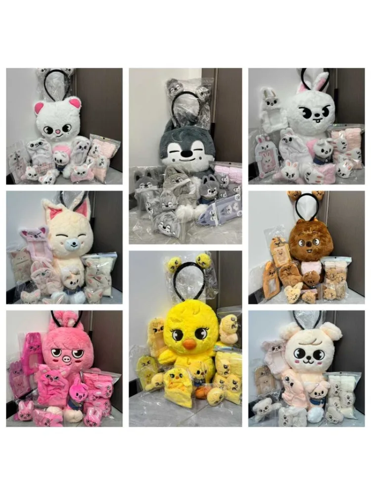 50 cm Kpop Skzoo Knuffel Wolfchan Kawaii Cartoon Knuffeldier Plushie Pop Grote Maat Kids Baby Slapen Kussen Gift 2025 - afbeelding 2