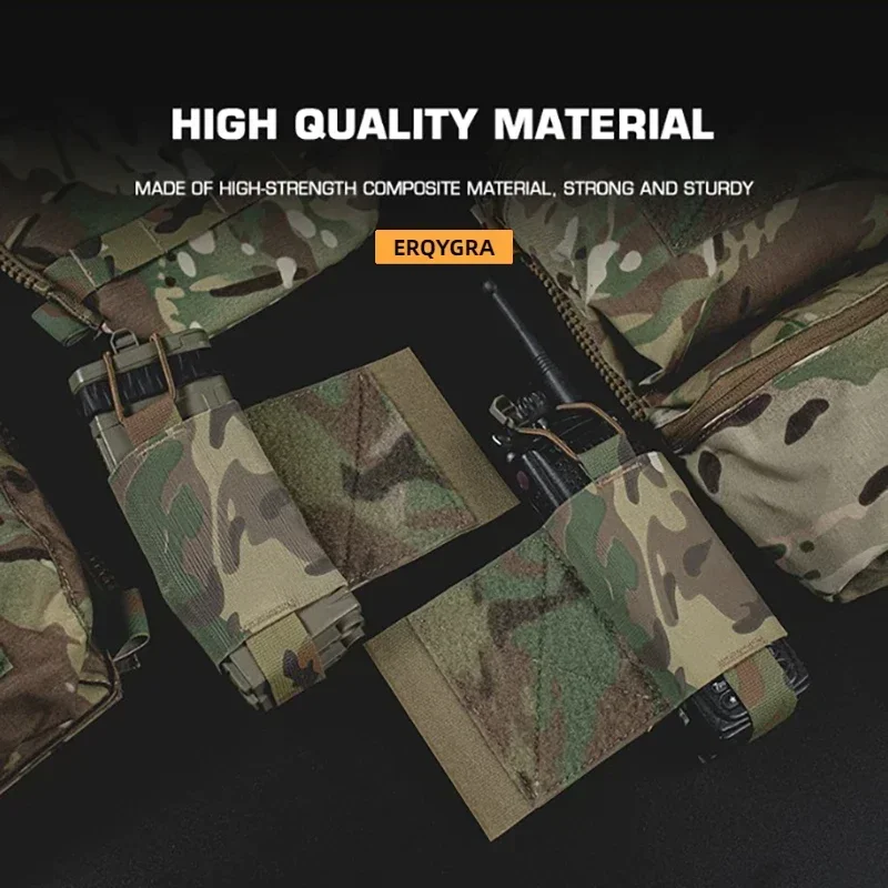 ERQYGRA Tactical Magazine V2 Side Pouch Vest Airsoft Hunting Molle System Accessories Paintball Outdoor CS Shooting Equipment