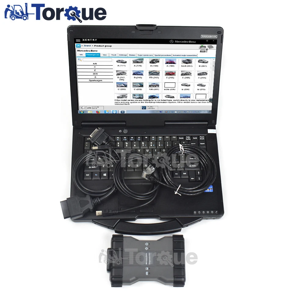 Toughbook CF52 for Benz Car Truck Auto Diagnostic Tool Xentry C6 for Benz Star Obd Diagnostic Tool Powerful Than Mb Star C4 C5