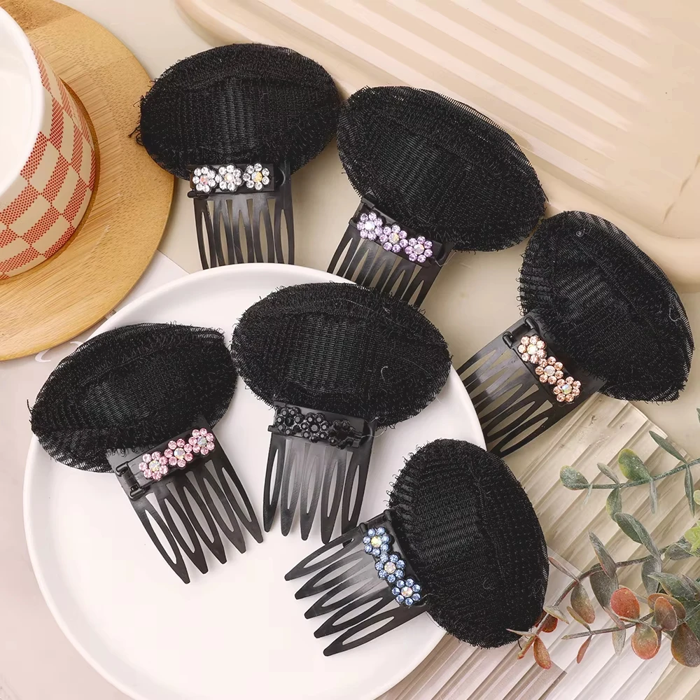 Princess Styling Tools Hair Pad For Women High Skull Top Fluffy Invisible False Hair Clip Thickening Volume Base Puff Cushion image 3