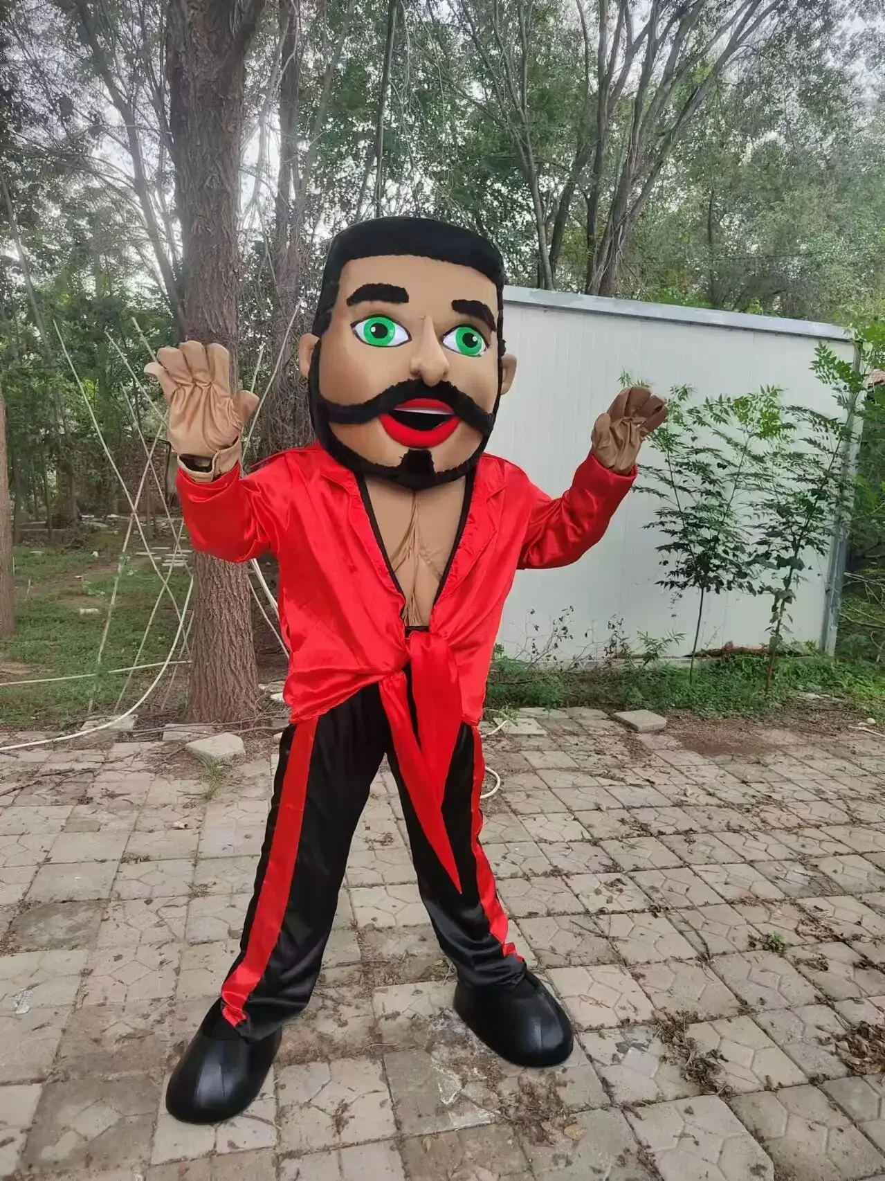 Sexy Muscle Man Maskottchen Kostüm Stripper Mann Cosplay Kleidung Halloween Karneval Erwachsene Party Leistung Bar Lustige Jungen Kleidung