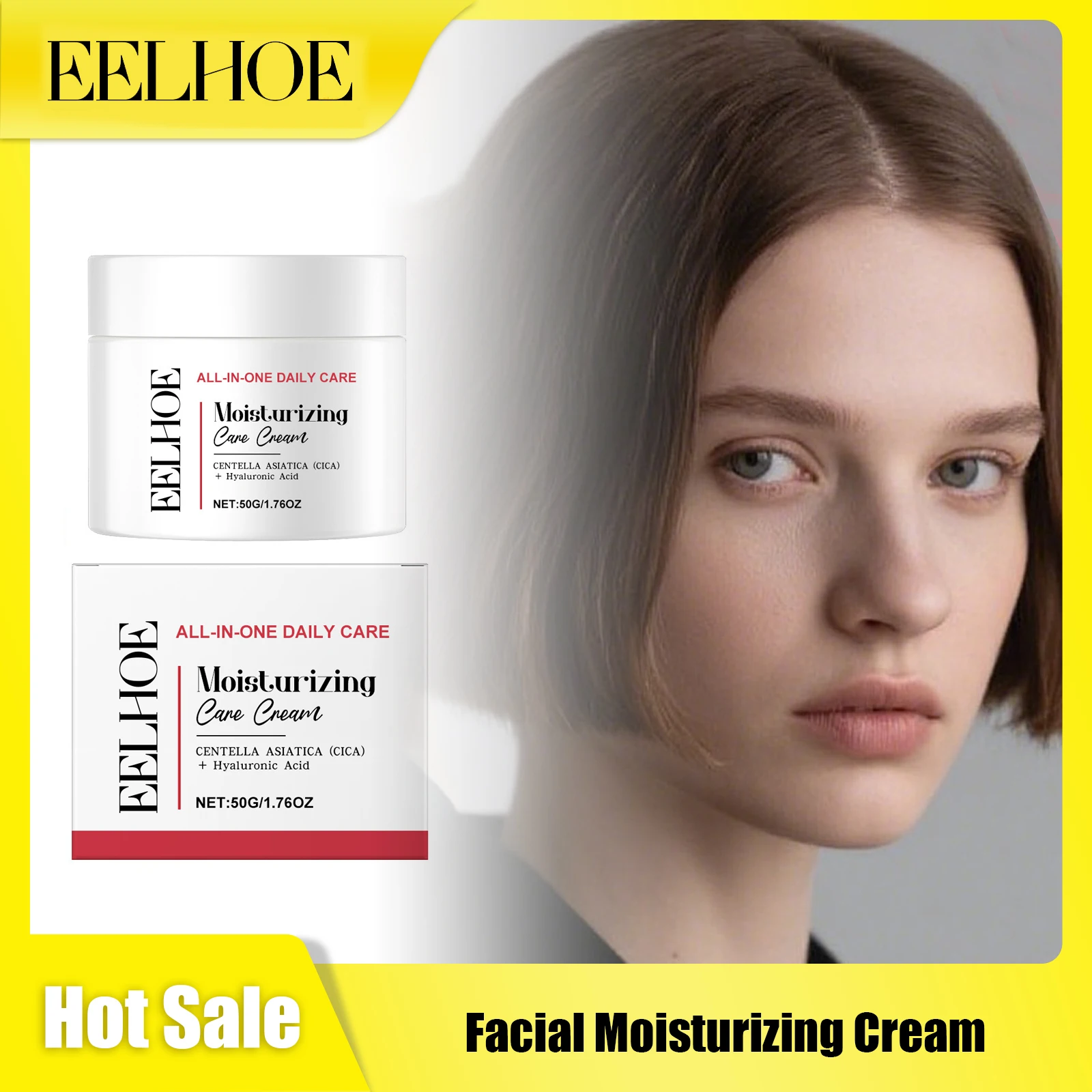 

EELHOE Facial Moisturizing Cream Firming Lifting Reduce Fine Line Shrink Pores Deep Hydration Wh-itening Facial Nourishing Cream