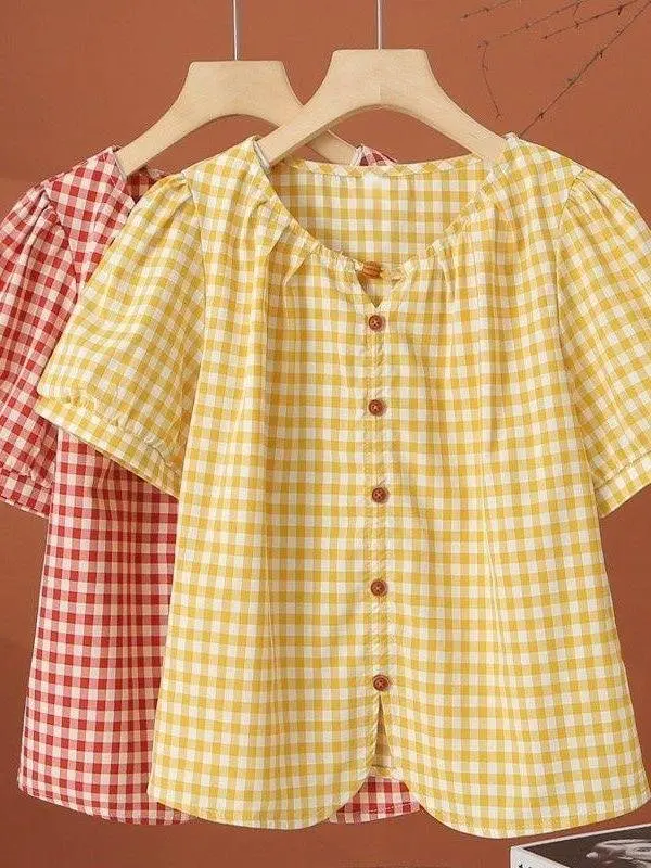 camisa-de-algodao-xadrez-nova-de-verao-antienvelhecimento-leve-elegante-com-bolso-quadrado-estilo-empresarial-moderno