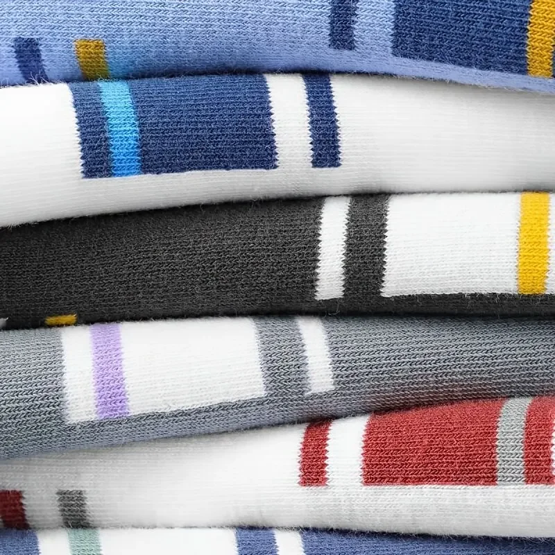 5 Pasang Kaus Kaki PRIA Setengah Betis Musim Semi dan Gugur Olahraga Anti Keringat Anti Bau Kaus Kaki PRIA Tipis Kaus Kaki Olahraga