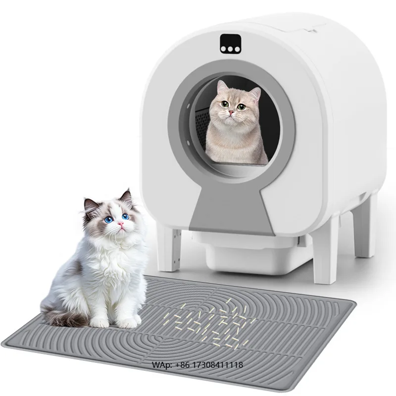 

Smart cat box, automatic cleaning, poo shovel, fresh air, deodorization, environmentally friendly PP plastic 68L