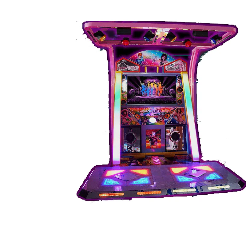 47 Inch LCD Game Room Indoor Dance Revolution Arcade Music And Dancing Coin Operated Game Machine For Sale