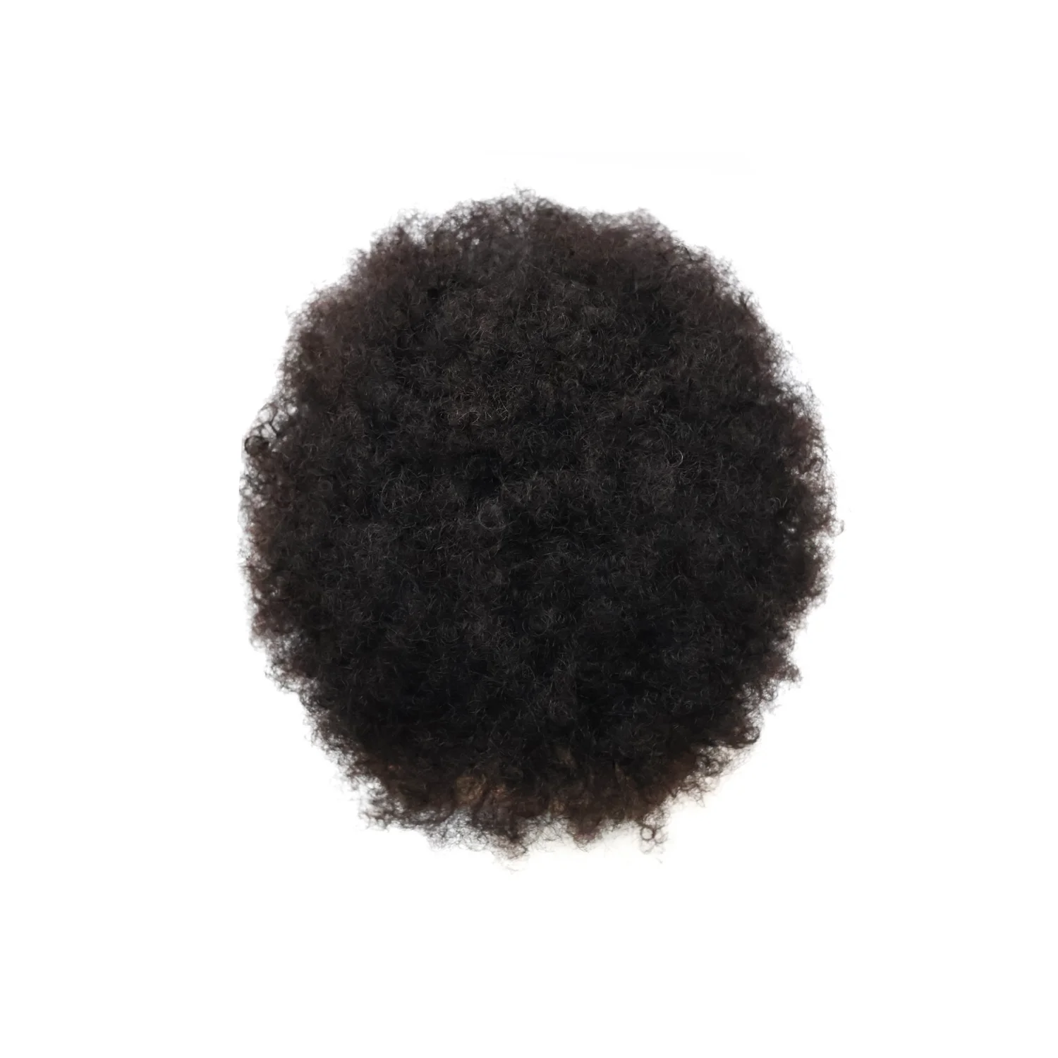 DESHI شعر مستعار على الطراز الأفرو للرجال أو توبر للنساء قطع شعر مصنوعة آليًا 100% أنظمة استبدال الشعر البشري الحقيقي #2