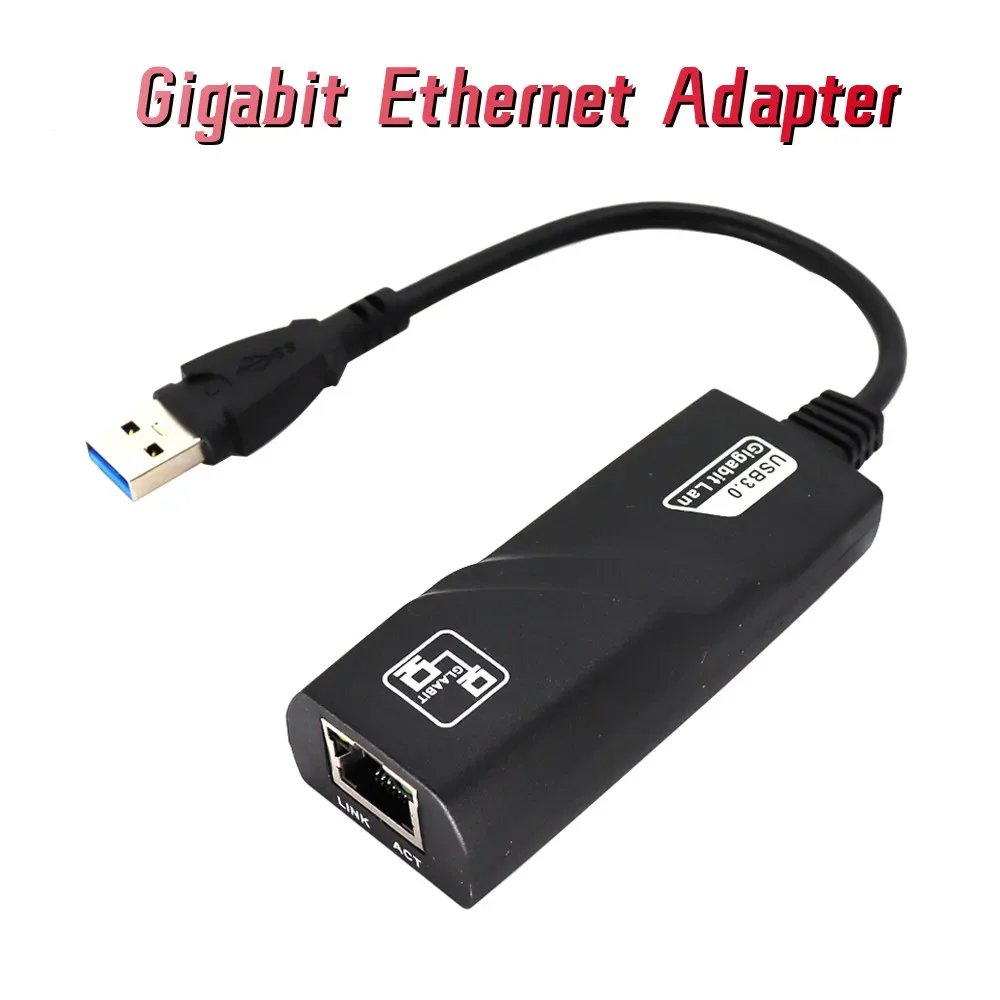 Wired USB 3.0 To Rj45 Lan Ethernet Adapter 10/100Mbps Network Cable for Xiaomi Mi Box PC Windows 10 USB 3.0 Network Card Adapter