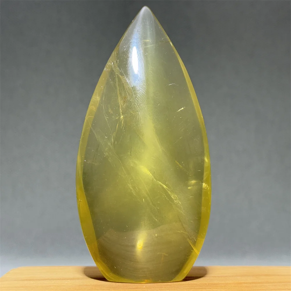Citrine Freeform Torch Natural Mineral Quartz Spirit Energy Healing Meditation Gemstone Home Wealth Decoration Holiday Gift
