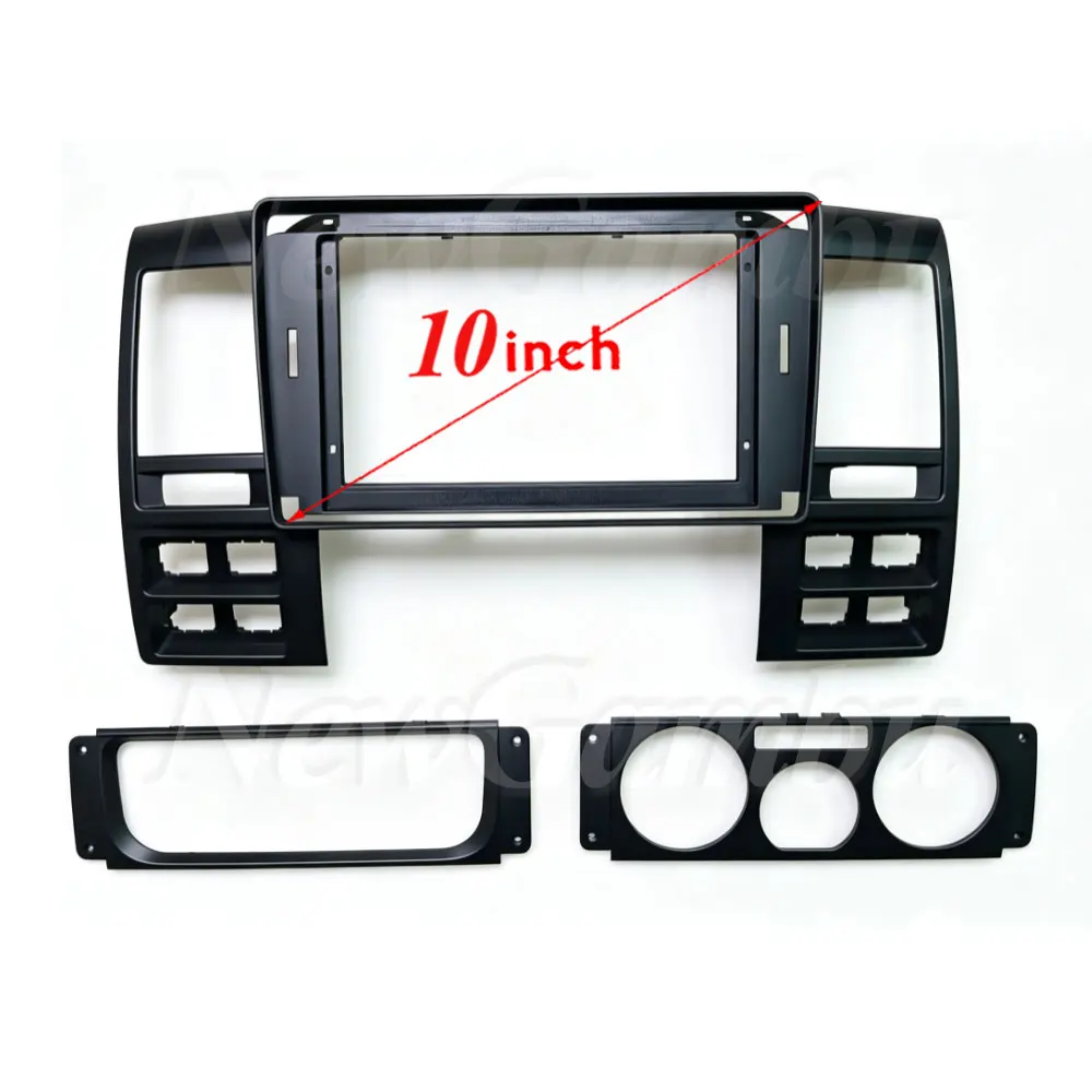 NewGambu 10 inch For VOLKSWAGEN MULTIVAN T5 / Caravelle 2003-2007 Frame No Cable Audio Adaptor Dash Facia