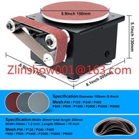 High-Speed 350W Electric Mini Belt Disc Sander Grinding Machine 10000r/min Factory Price for DIY Sand Blasting and Sanding