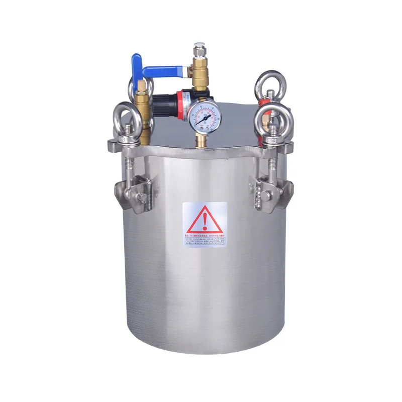 80L Large Stainless Steel 304 Pressure Vessels Dispensing Barrel Glue Tank for Pressure Pump