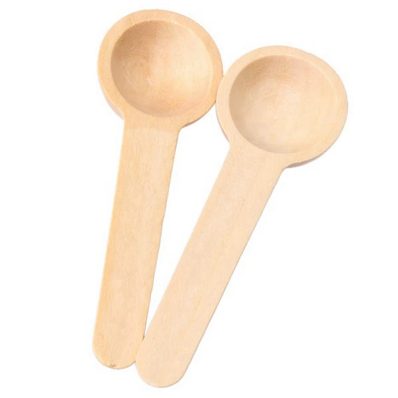 

300Pcs Mini Wooden Home Kitchen Cooking Spoons Tool Salt Seasoning Honey Coffee Spoons