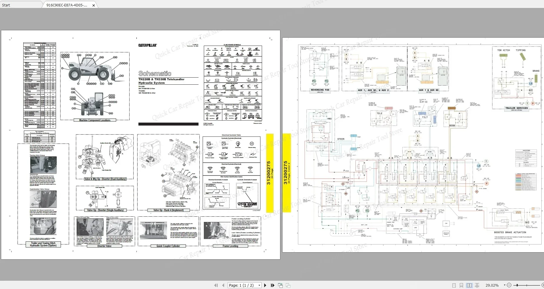 AutoCD CAT Telehandler EAME APD LACD NACD 25.2GB All Models Full Manuals DVD