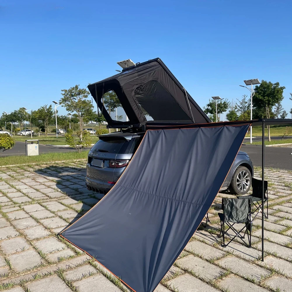 side tent Customized small rooftop tent hard shell mini aluminum hard shell car top tents