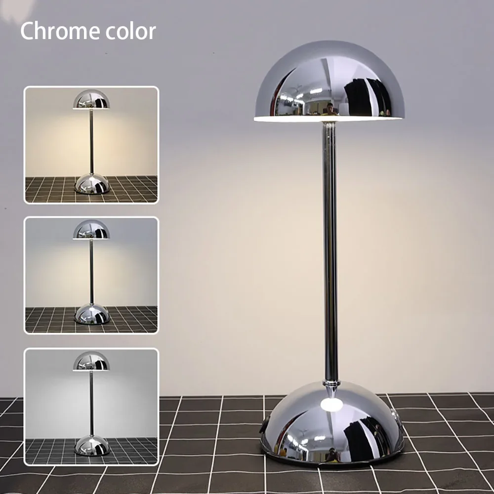 Charging Table Lamp  3 Color Lighting Atmosphere Lamp USB Night Light Desk lamp  ReStaurant  Room Decoration