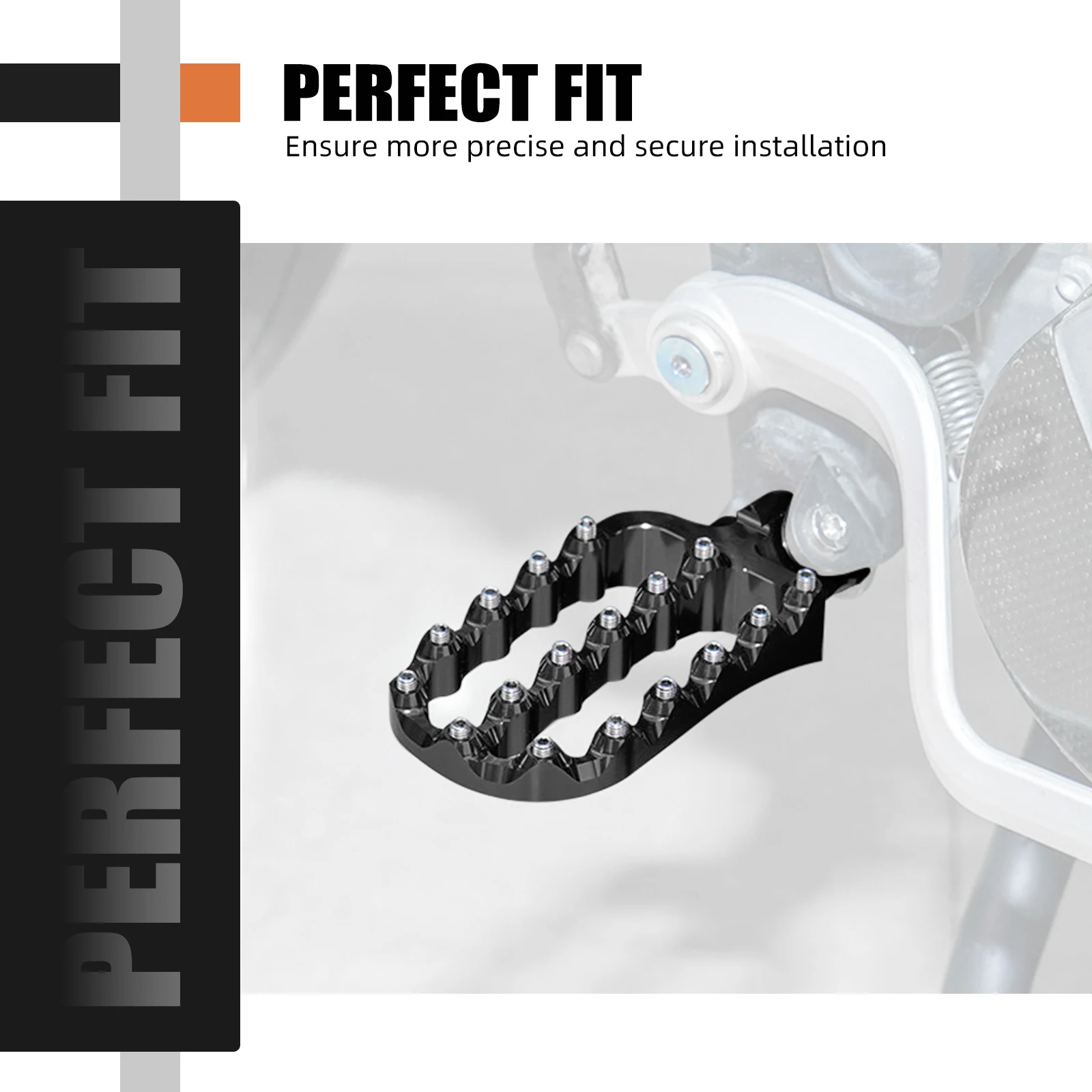 

For KTM 390 ADV Footpeg Large Footrest NICECNC Motorcycle Footpegs Footrests for KTM 390 Adventure 390 2020-2024