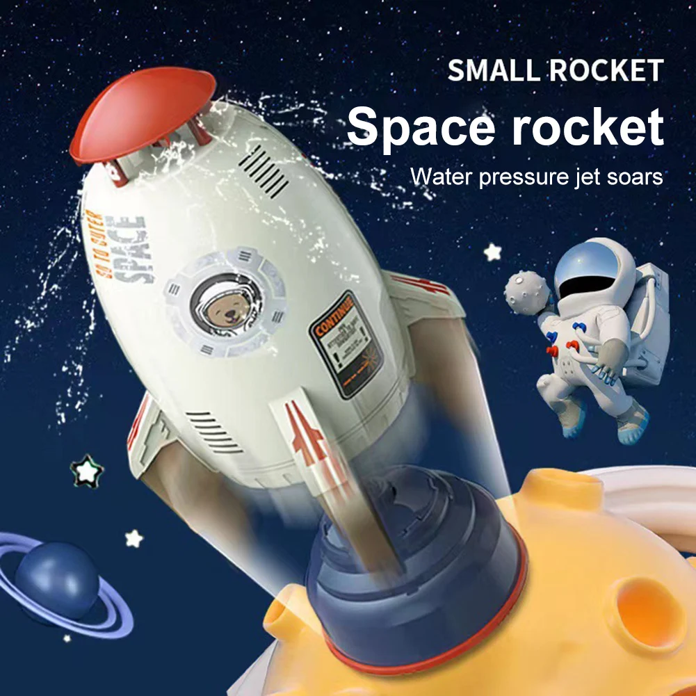 

Rocket Water Spray Toy Launcher: Water Pressure Lift, Sprinkler Ejection, Lawn Waterfall – Kids' Sprinkler Irrigation Toys
