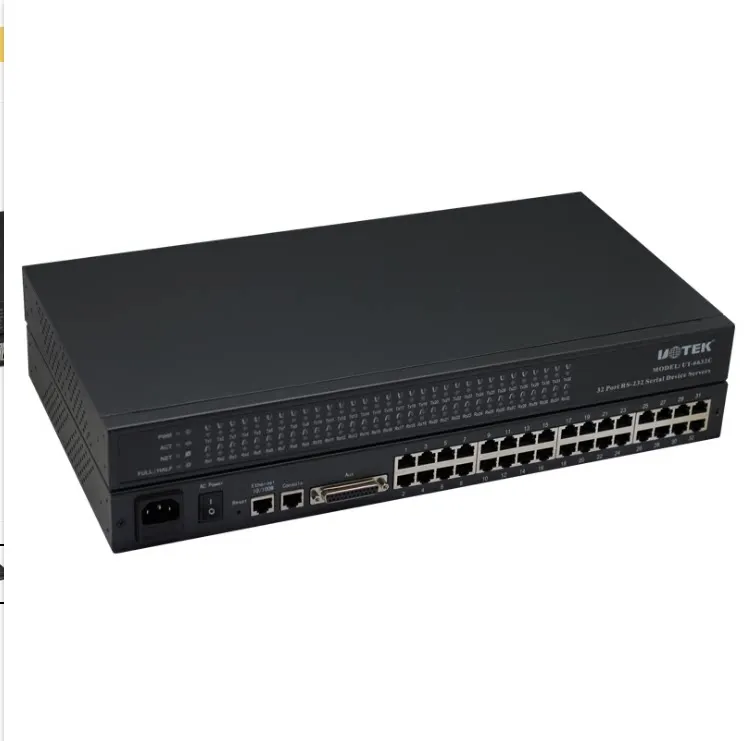 Yutai UT-6632C Industrial Ethernet to 32 Serial Port RS-232 Rack Serial Port Server