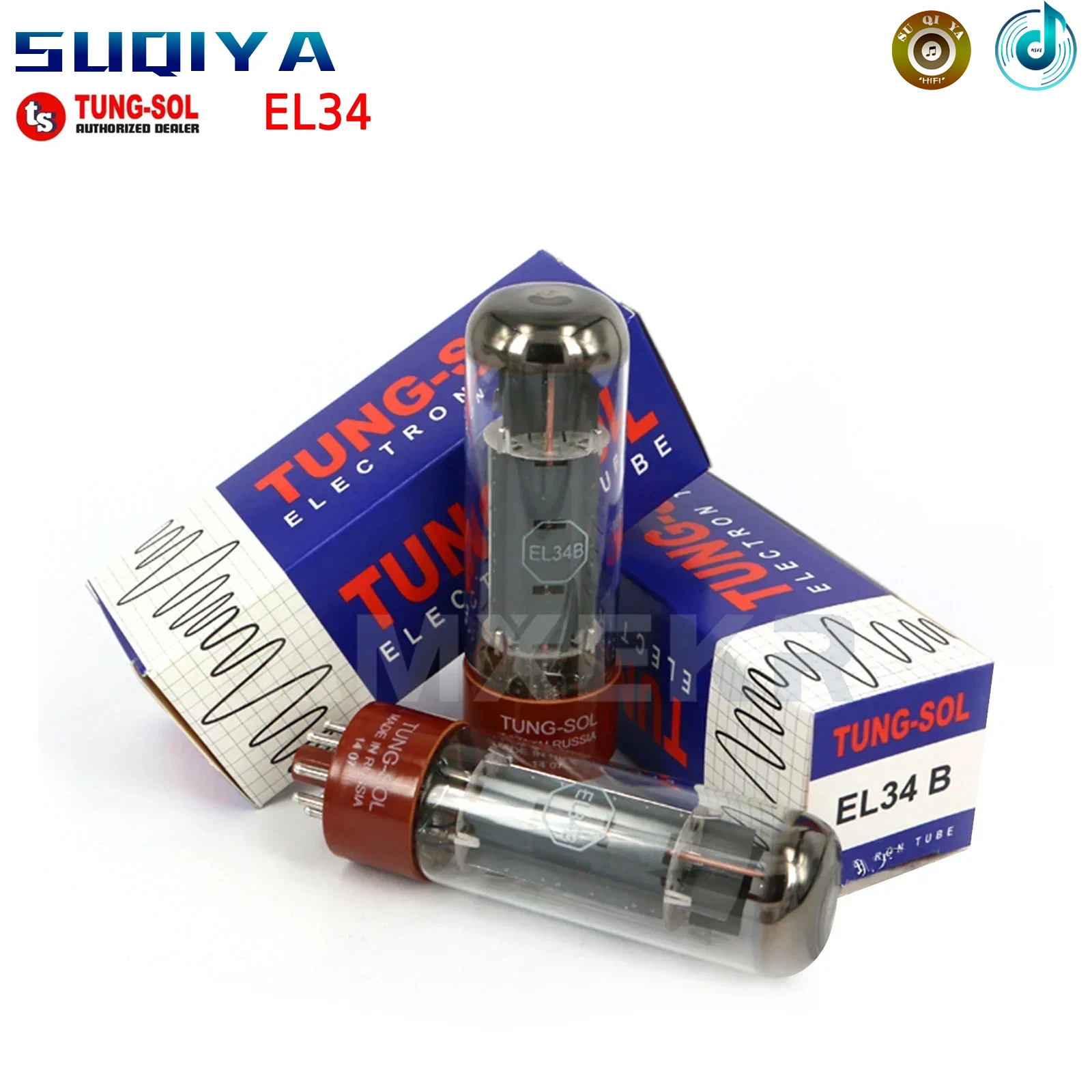 

TUNG-SOL EL34 Electronic Tube Replacement 6CA7 6P3P 6L6 Vacuum Tube Original Factory Precision Matching for Amplifier