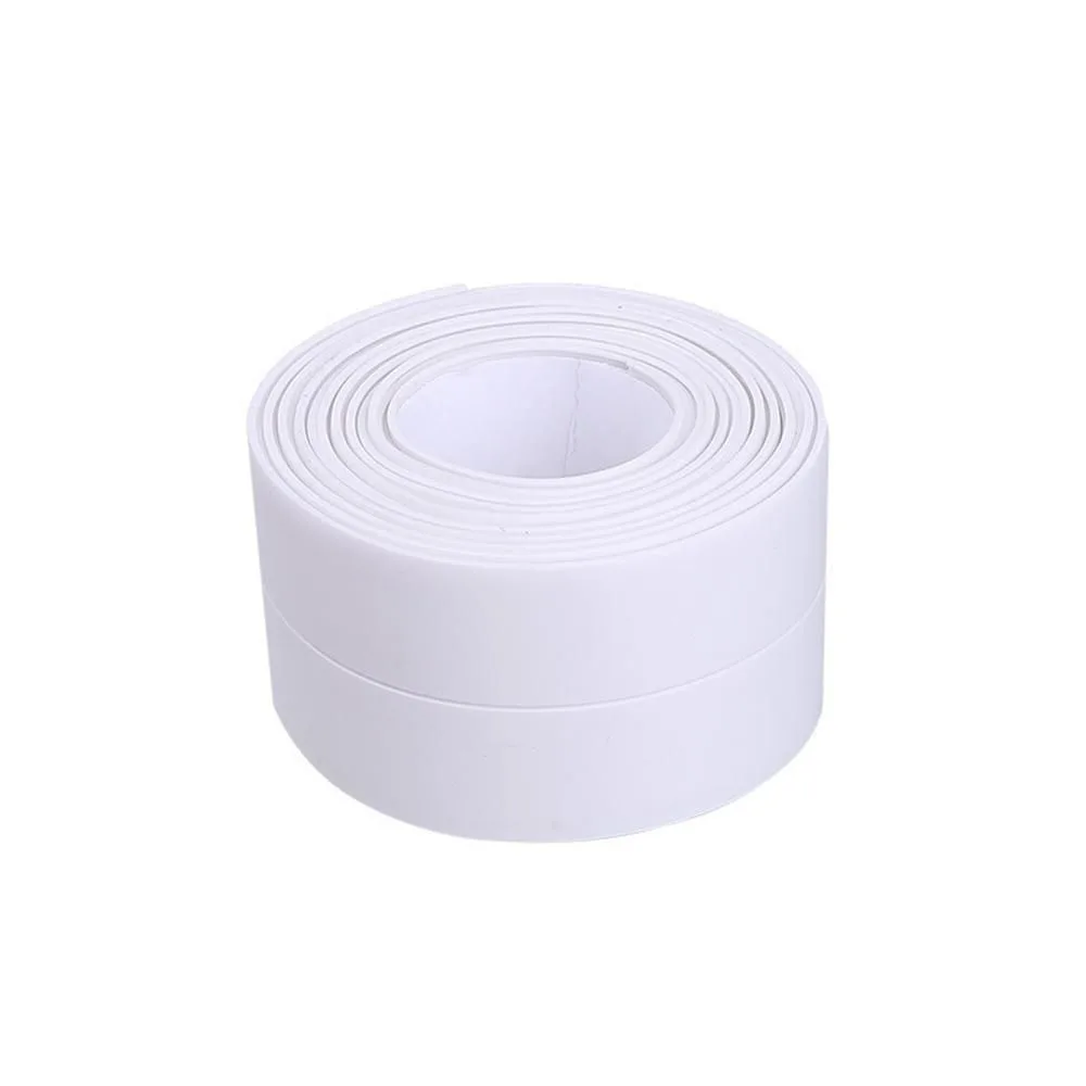 

Mildew-proof Caulk Tape Countertop Bathroom Tub Shower Tile Sealer Toilet Self Adhesive Kitchen Sealant Strip Household