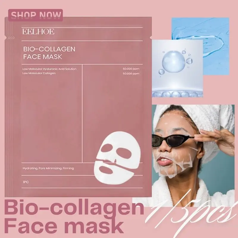 

Bio-Collagen Mask Anti Wrinkle Facial Mask Nourishing And Moisturizing Skin Firming Lifting,Pore Shrinking,Elasticity Skin Care