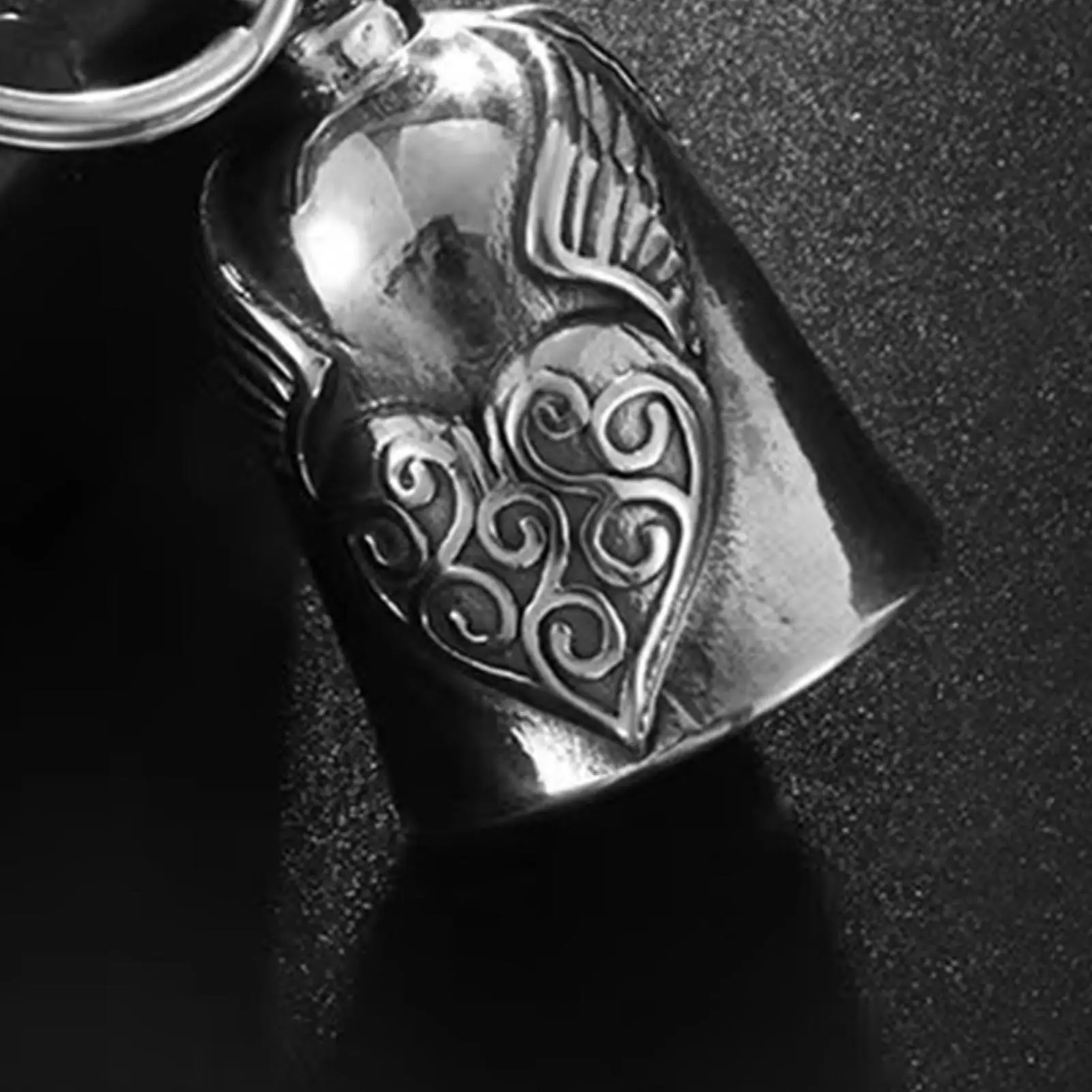 

Motorcycle Bells For Bikers Heart Wing Motorcycle Supplies Good Luck Biker Bells For Riders Long Distance Drive Road Trip Daily