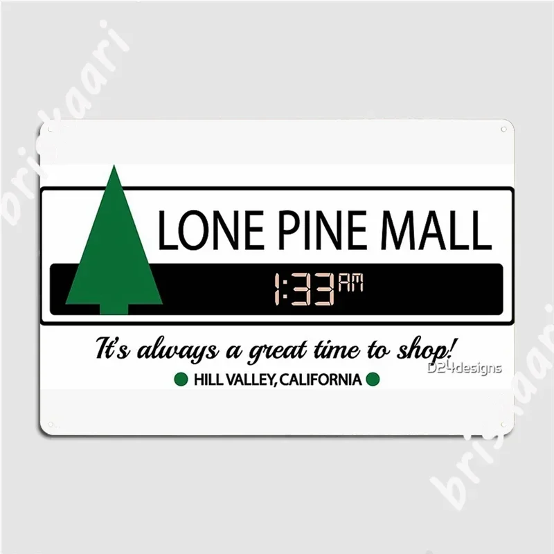 Lone Pine Mall Metal Signs Mural Painting Cinema Garage Mural personalized Tin sign Posters