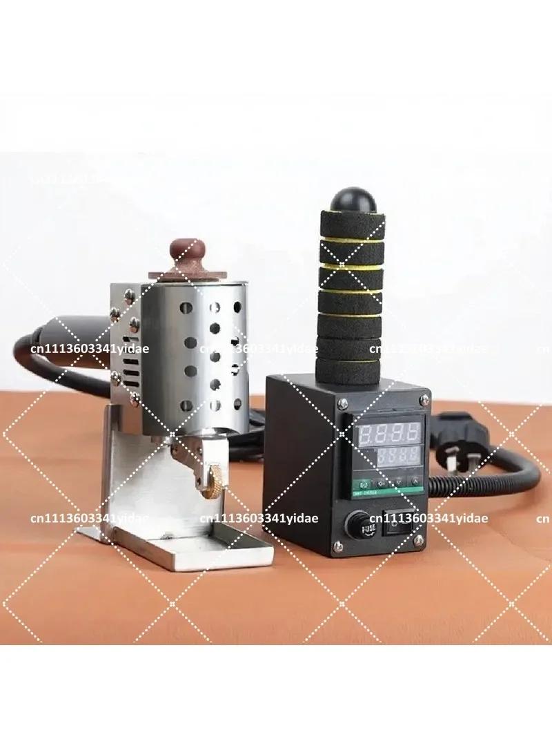 Hand push rubber roller portable leather bag glue bot manipulation glue machine