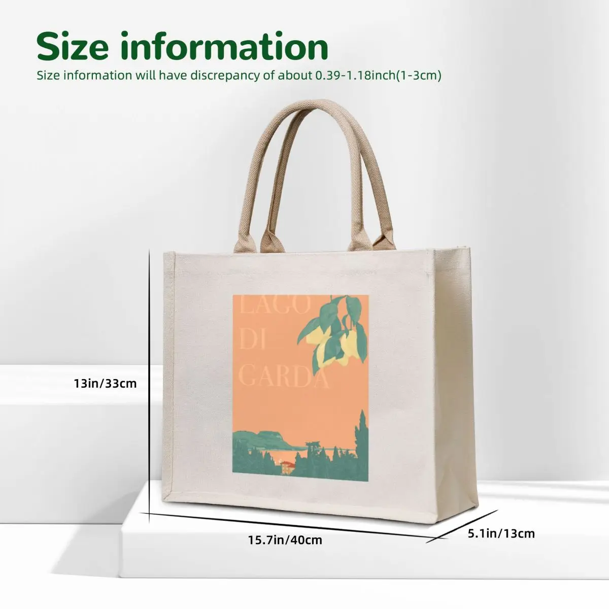 Lago Di Garda Tote Bag Large bags for women Cloth bags bags luxury women tote aesthetic