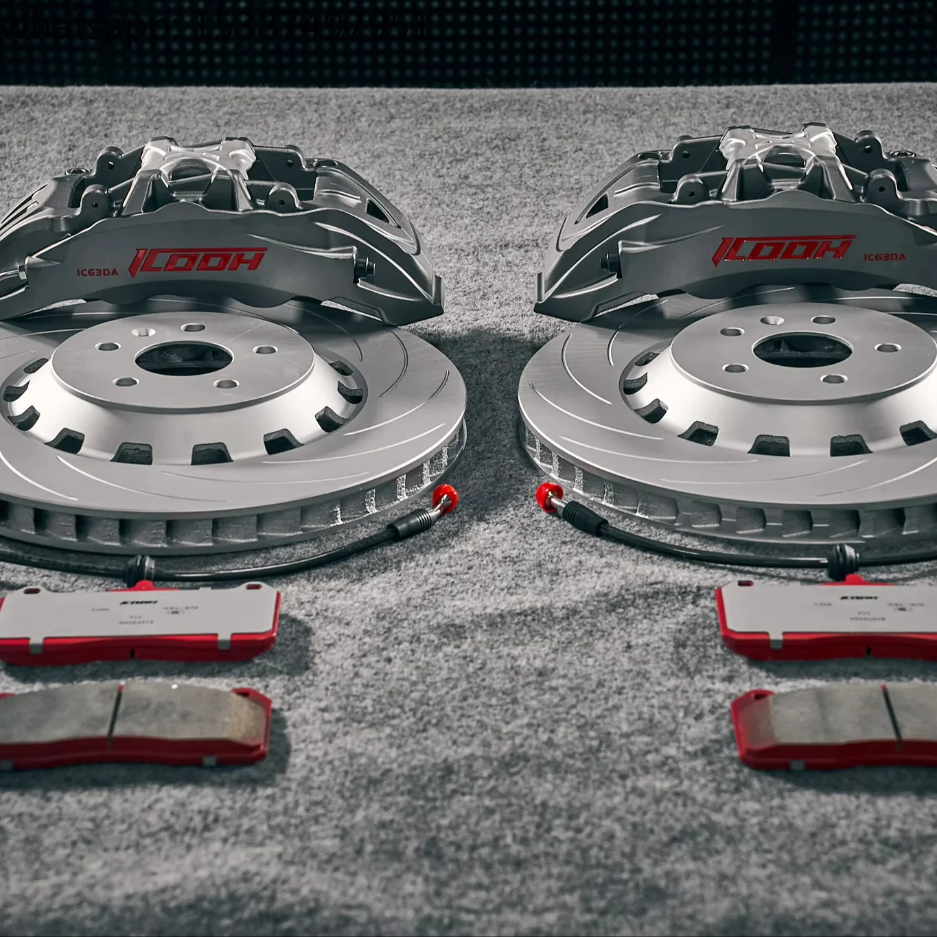 For ICOOH IC6 Extravagant 6 Pistons Modified Racing Big Brake Kits 380/390/410mm Brake Sets for Mustang
