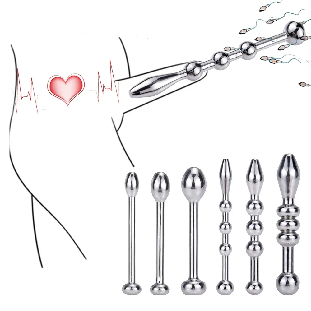 Edelstahl Katheter Harnröhren Dilatatoren Pferd Auge Stimulator Penis Plug Einsatz Stangen Erwachsene Produkt Sex Spielzeug für Männer Neue Design