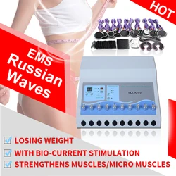 2024 Hot Sale EMS Weight Loss Machine Muscle Stimulator Electrostimulation Machine Russian Waves Ems Electric Muscle Stimulator