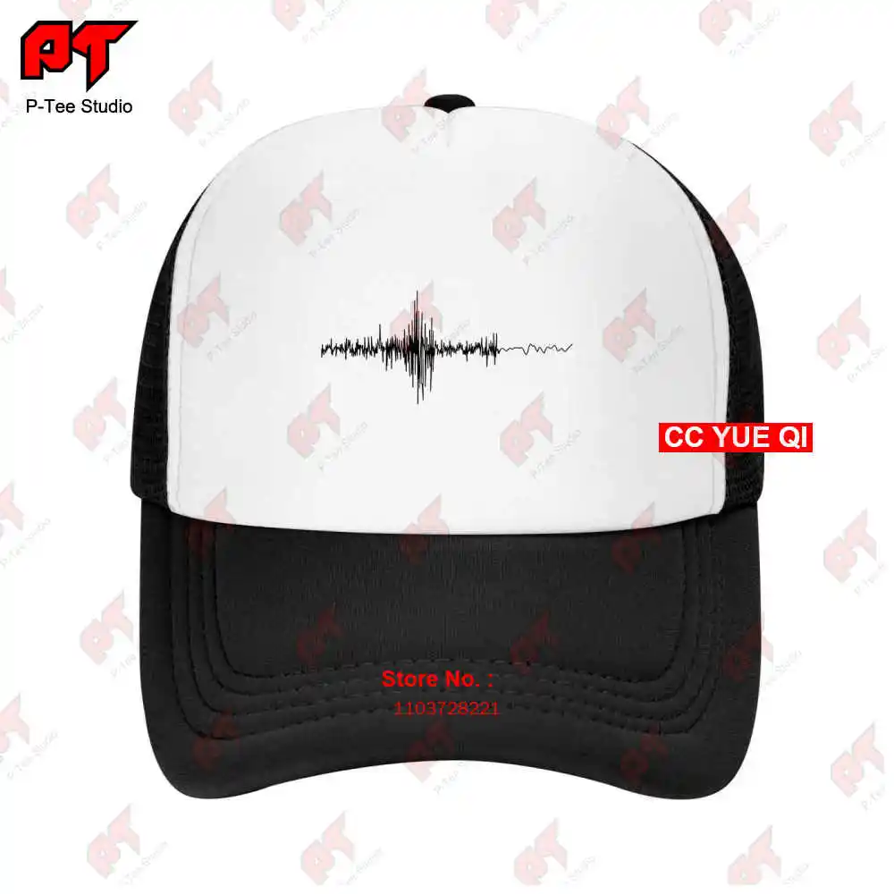 

Sound Waves Mixing Recording Baseball Caps Truck Cap KPUH