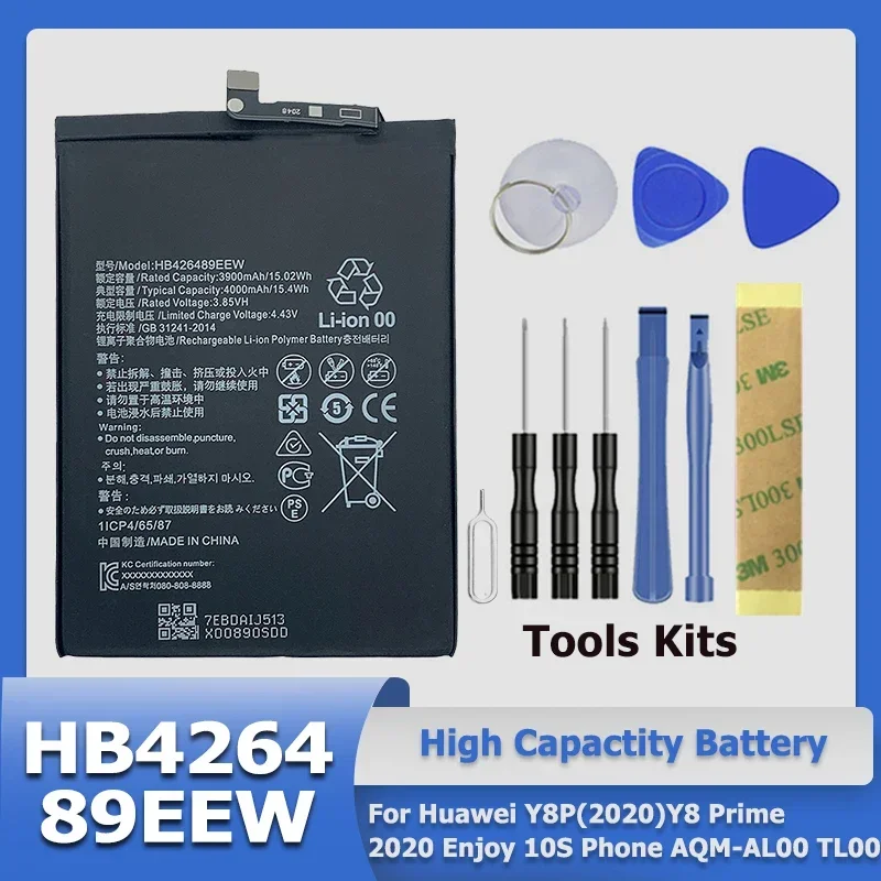 XDOU HB426489EEW Bataryası: Huawei Y8P (2020, Y8 Prime 2020, Enjoy 10S İçin En İyi Seçim