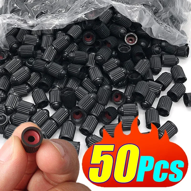 10/50Pcs Auto Reifen Ventil Stem Caps Tubeless Reifen Felge Stem Abdeckung Staubdicht Kappe Reifen Ventil Stem mit O gummi Ring Auto Zubehör