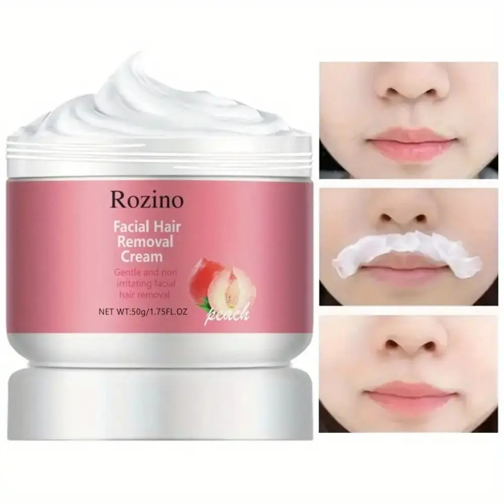 

Skin Care Honey Peach Hair Removal Cream Non Irritating Fast Cleaning Depilatory Cream No Residue Smooth Men And Women