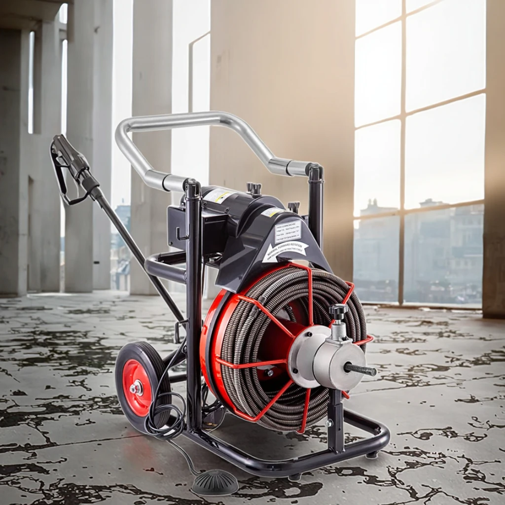 

Portable Electric Drain Cleaner Machine Drain Auger Compact Electric Drain Pipe Sewer Clean