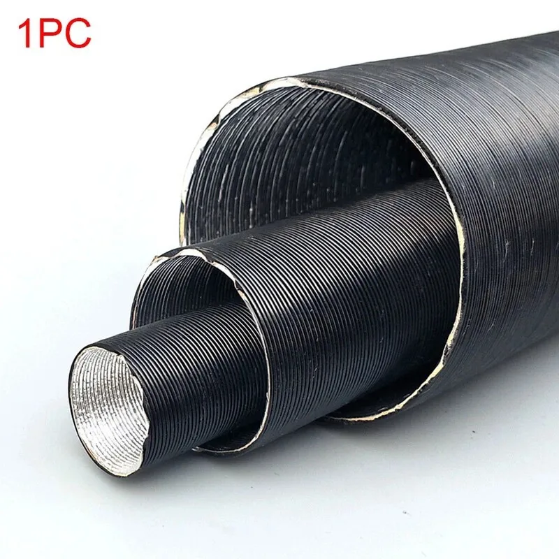 Car Diesel Parking Heater Air Outlet Pipe Heater Aluminum Foil Tube Conditioner Ducting Hose 60mm 75mm