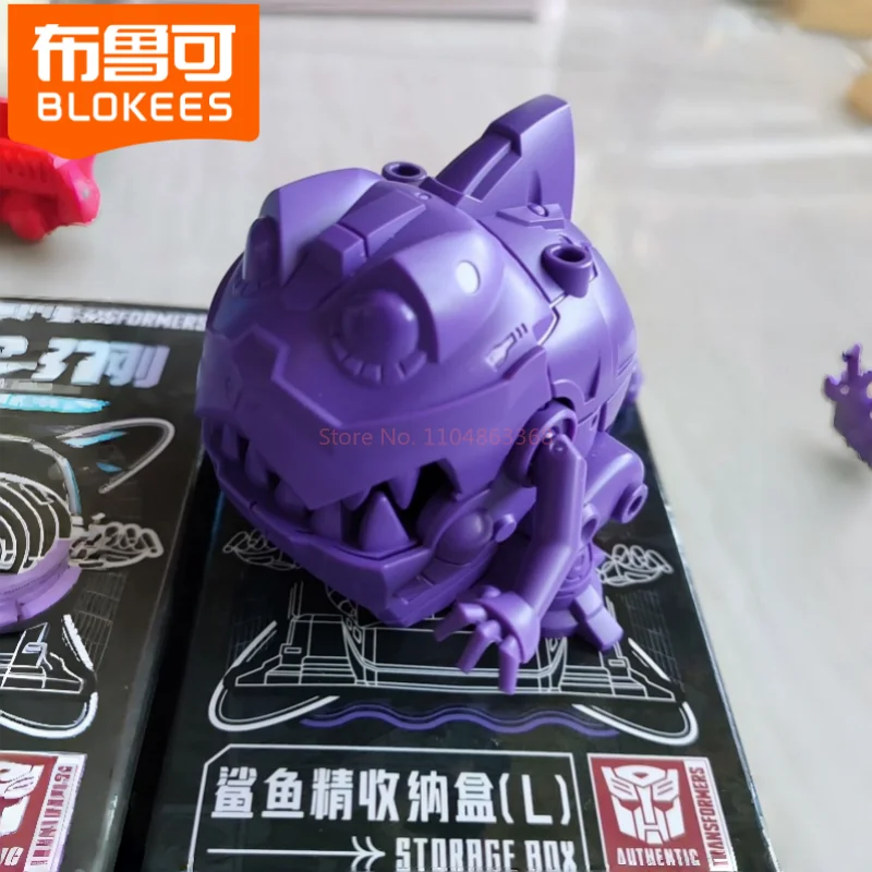 Blokees الأصلية في المخزون محولات G1 Sharkticon المنقولة نموذج اللعب صندوق تخزين صغير اللعب هدايا عيد الميلاد #1