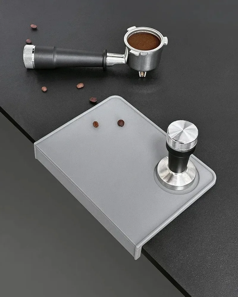 

Multiple coffee bar press powder pads, flat silicone corner Italian coffee machine anti slip pads, storage accessories