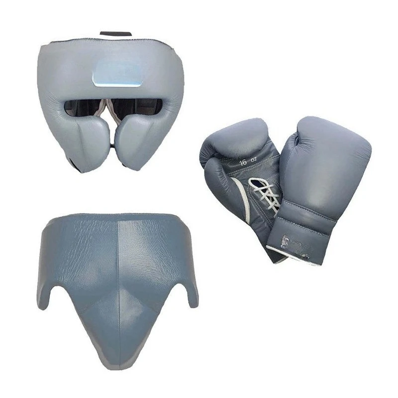 Winning Boxing  Gloves Head Protector Groin Protector Top Leather Custom Boxing Suit