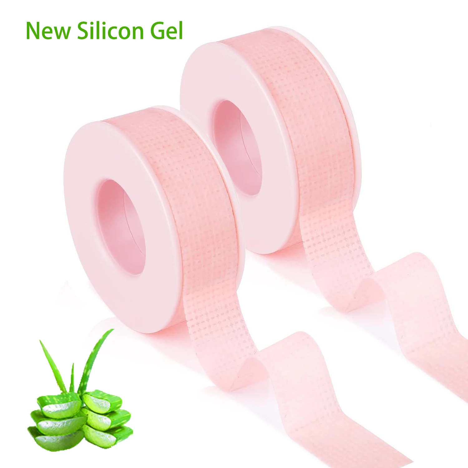 2pcs New Silicone Gel Eyelash Tape for Eyelash Extensions Lash Extension Tape Sensitive Tape Supply Eyelash Sticker Eye Pads