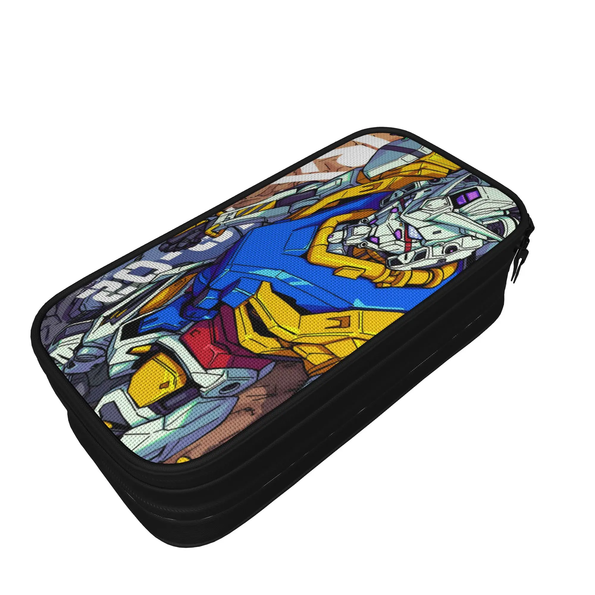 Cute mobile suit gundams Pencil Cases  Pencilcases Pen for Student Big Capacity Bag School Supplies Cosmetic Stationery