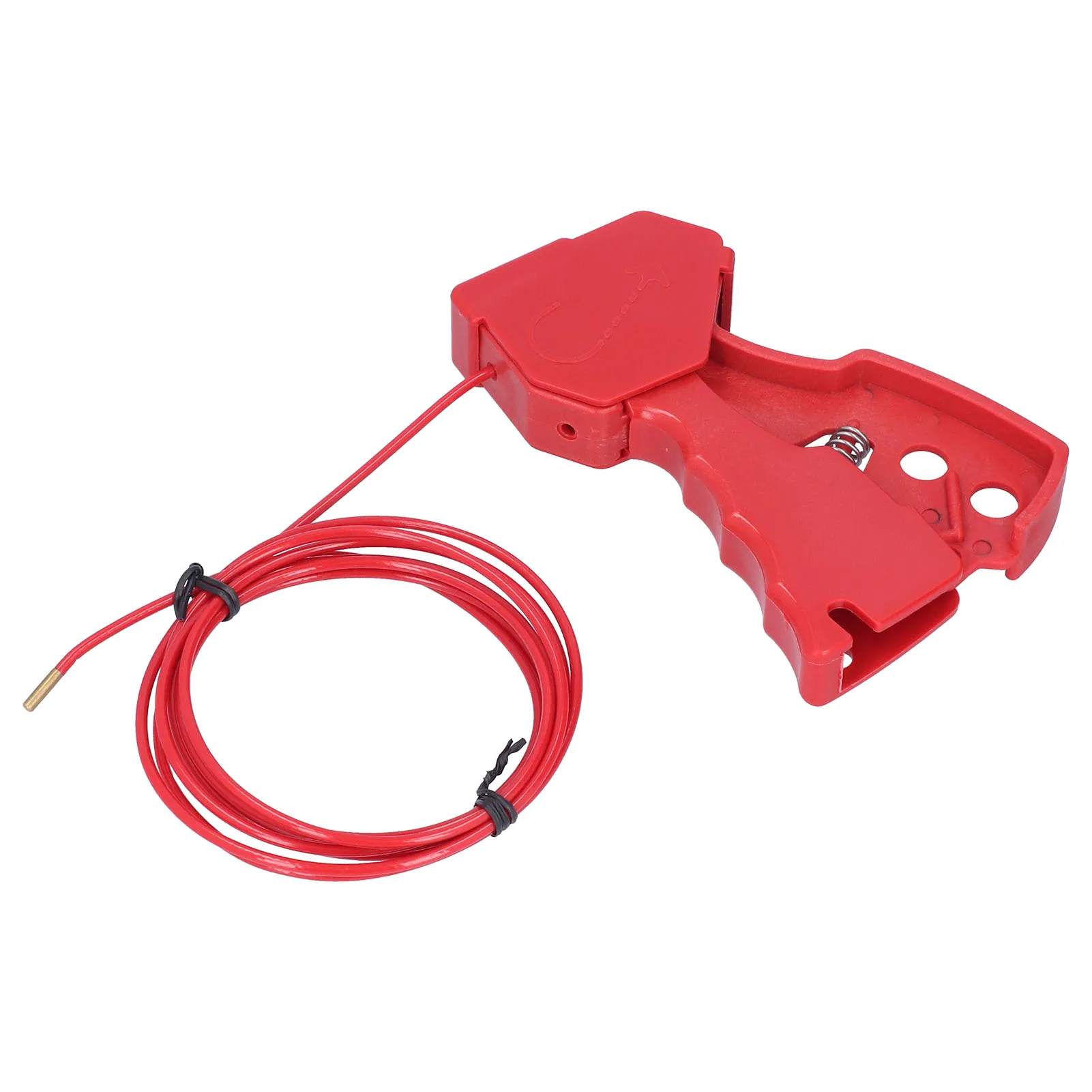 High Temp Corrosion Resistant Nylon Adjustable Safety Cable Lockout With Steel Wire For Industrial Energy Isolation Locking view 2